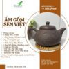 ẤM TRÀ GỐM THẠCH BIỀU SEN VIỆT